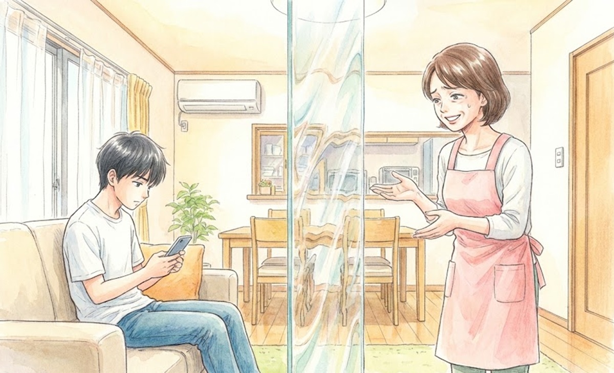 浮気した母親との実家での生活と母親への接し方