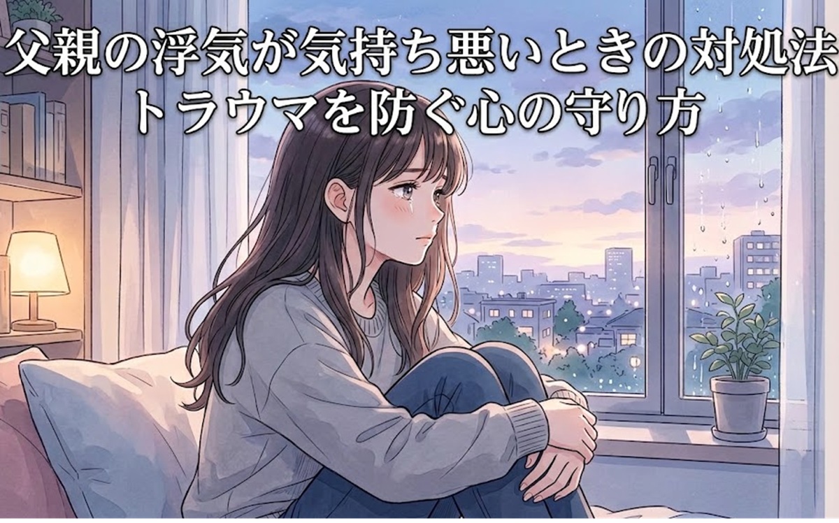 父親の浮気が気持ち悪いときの対処法！トラウマを防ぐ心の守り方