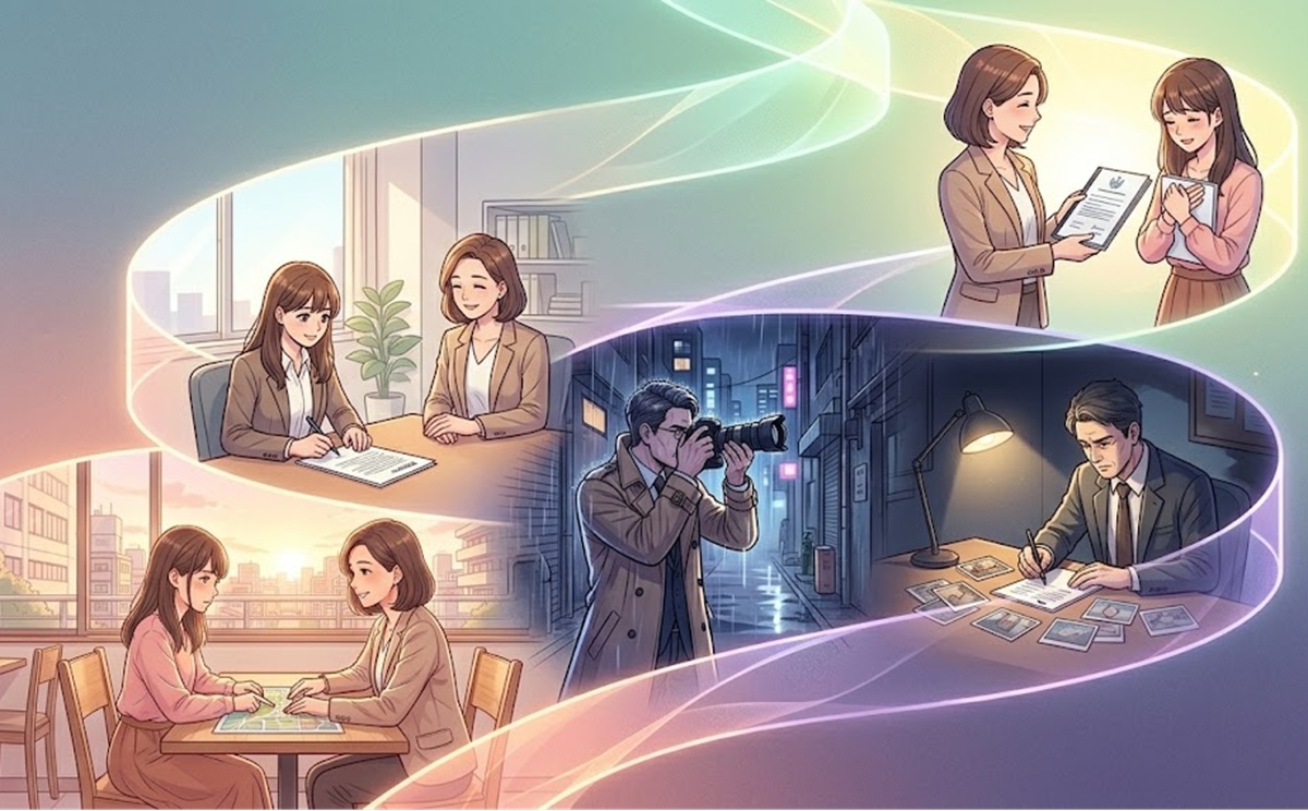 無料相談から調査終了までの流れ